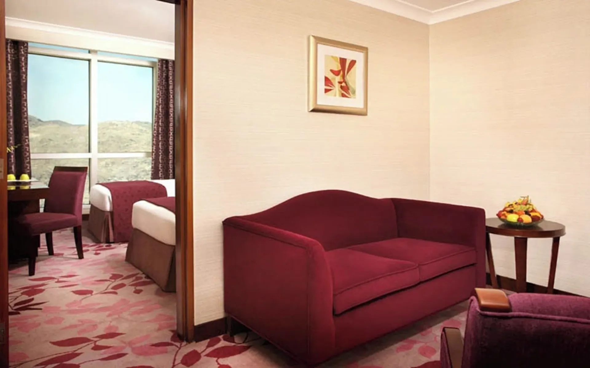 Spacious Twin Room Partial Kaaba View at Al Marwa Rayhaan by Rotana Makkah