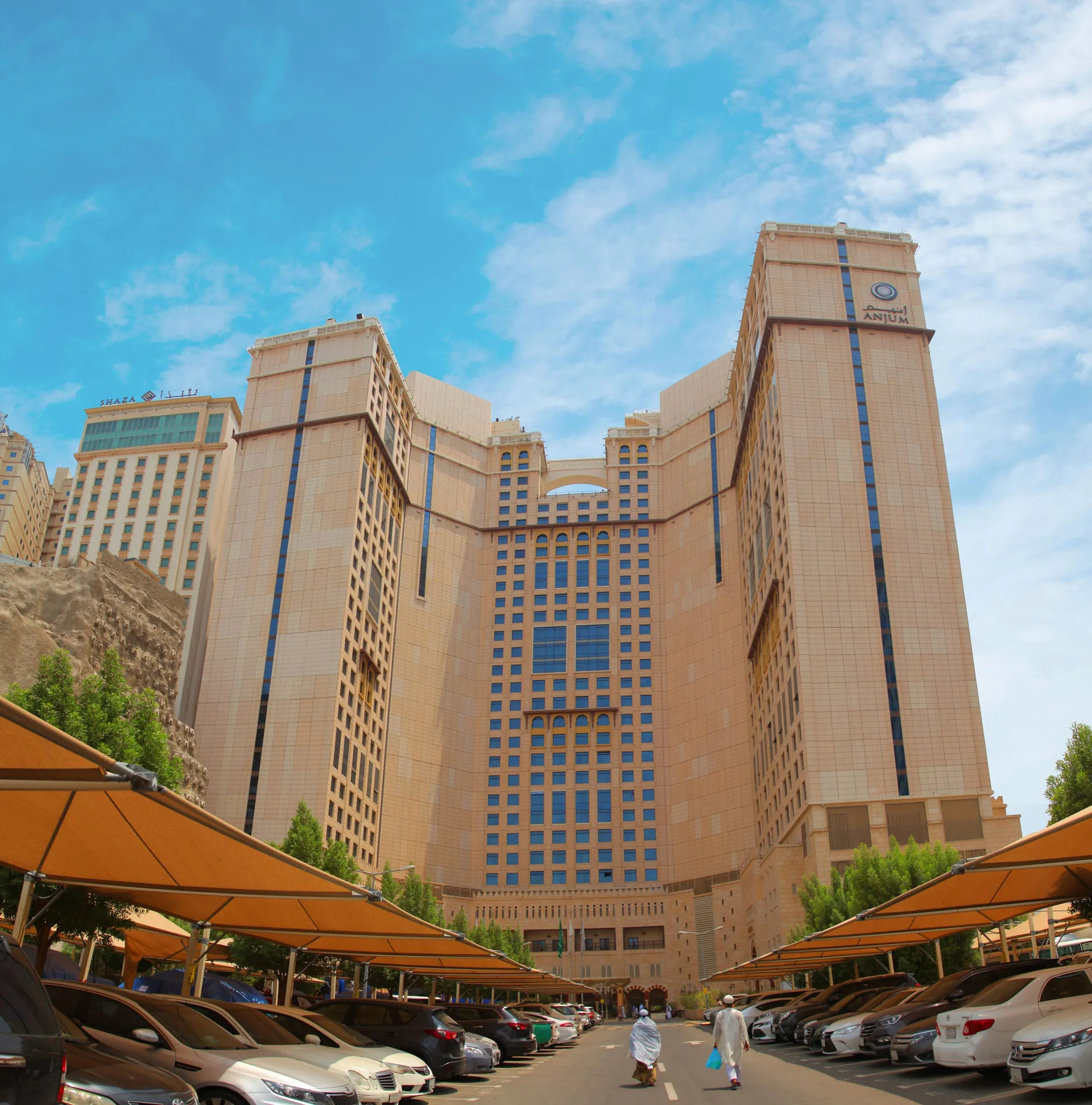Front of Anjum Hotel Makkah
