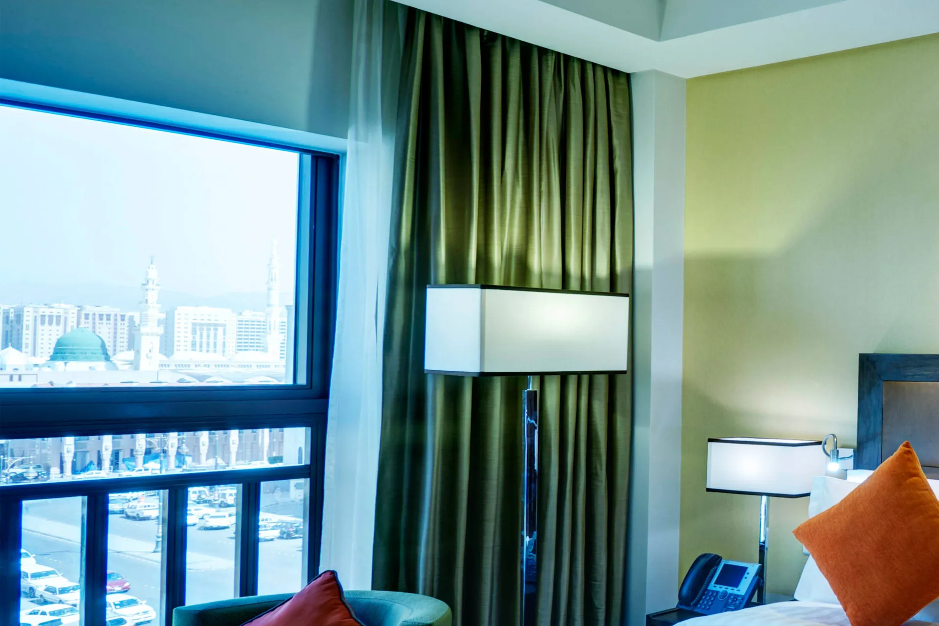 View from room at Crowne Plaza Madinah