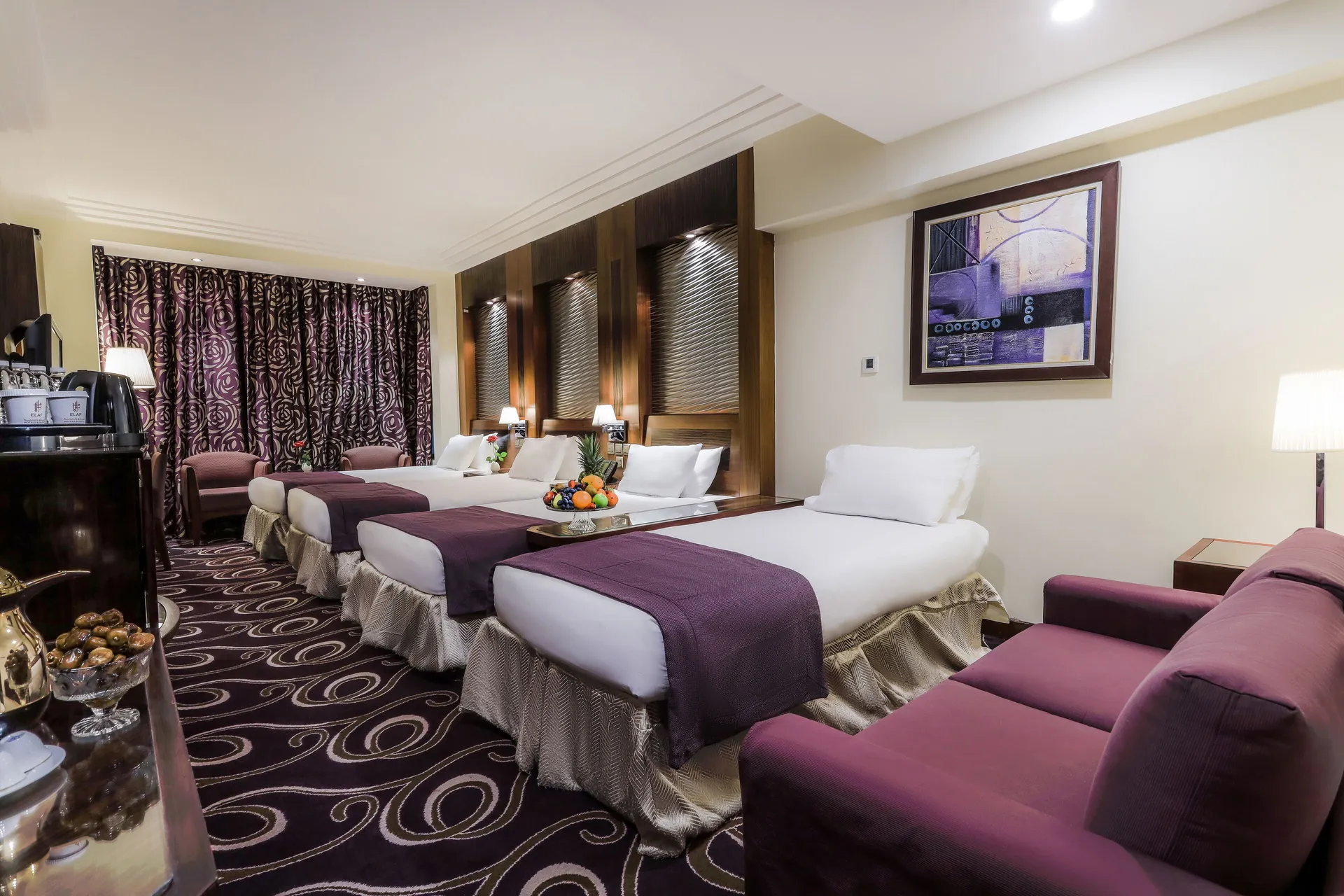 Quadruple Room at Elaf Kinda Hotel Makkah