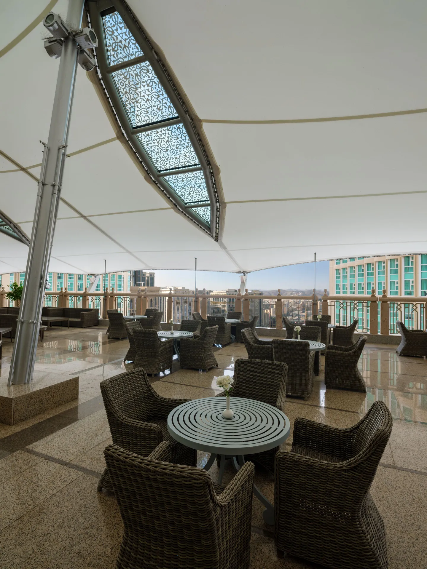 Mazaq Café and patisserie at Fairmont Clock Tower