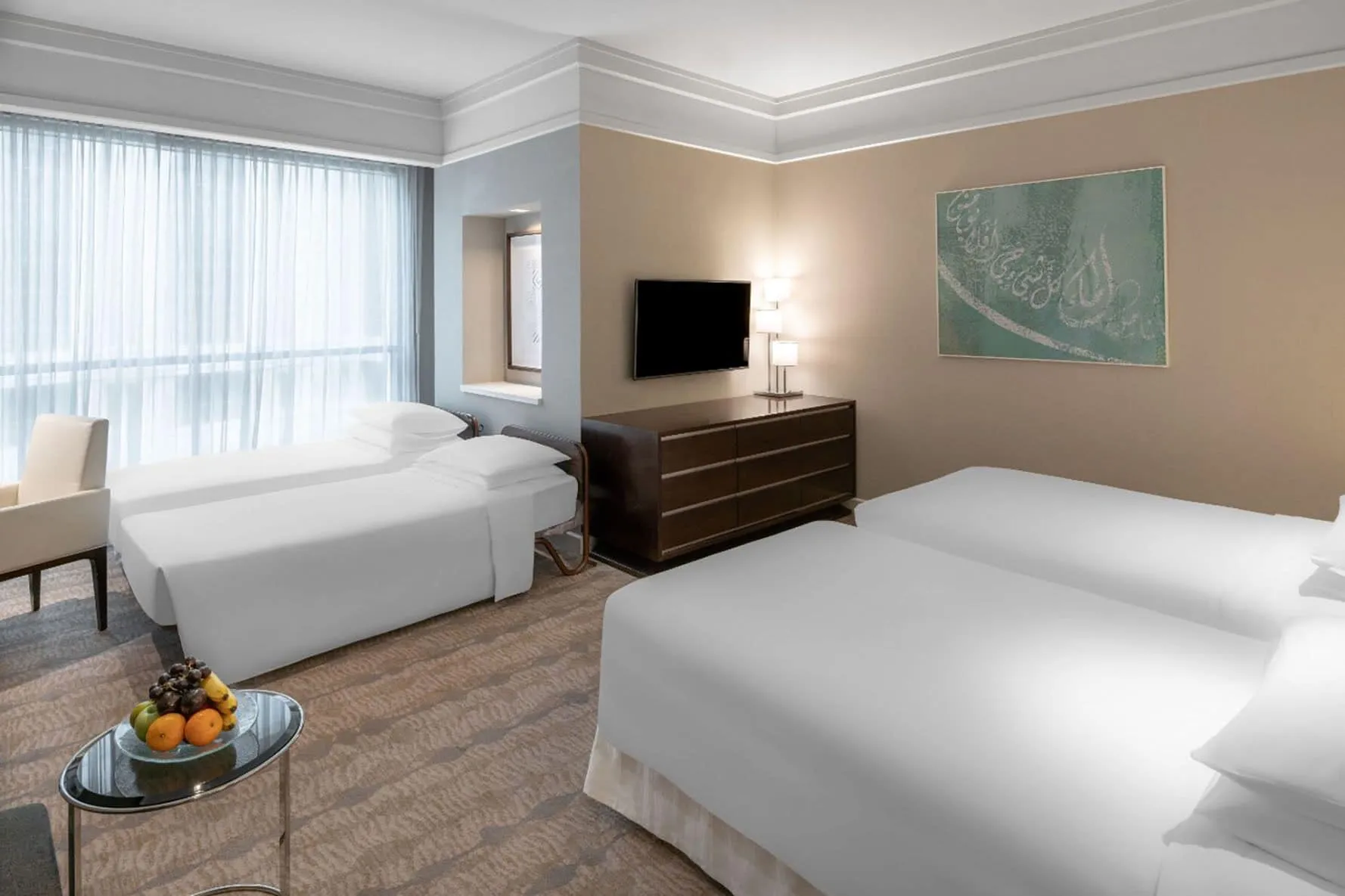 Room 4 Twin Beds at Jabal Omar Hyatt Regency Makkah