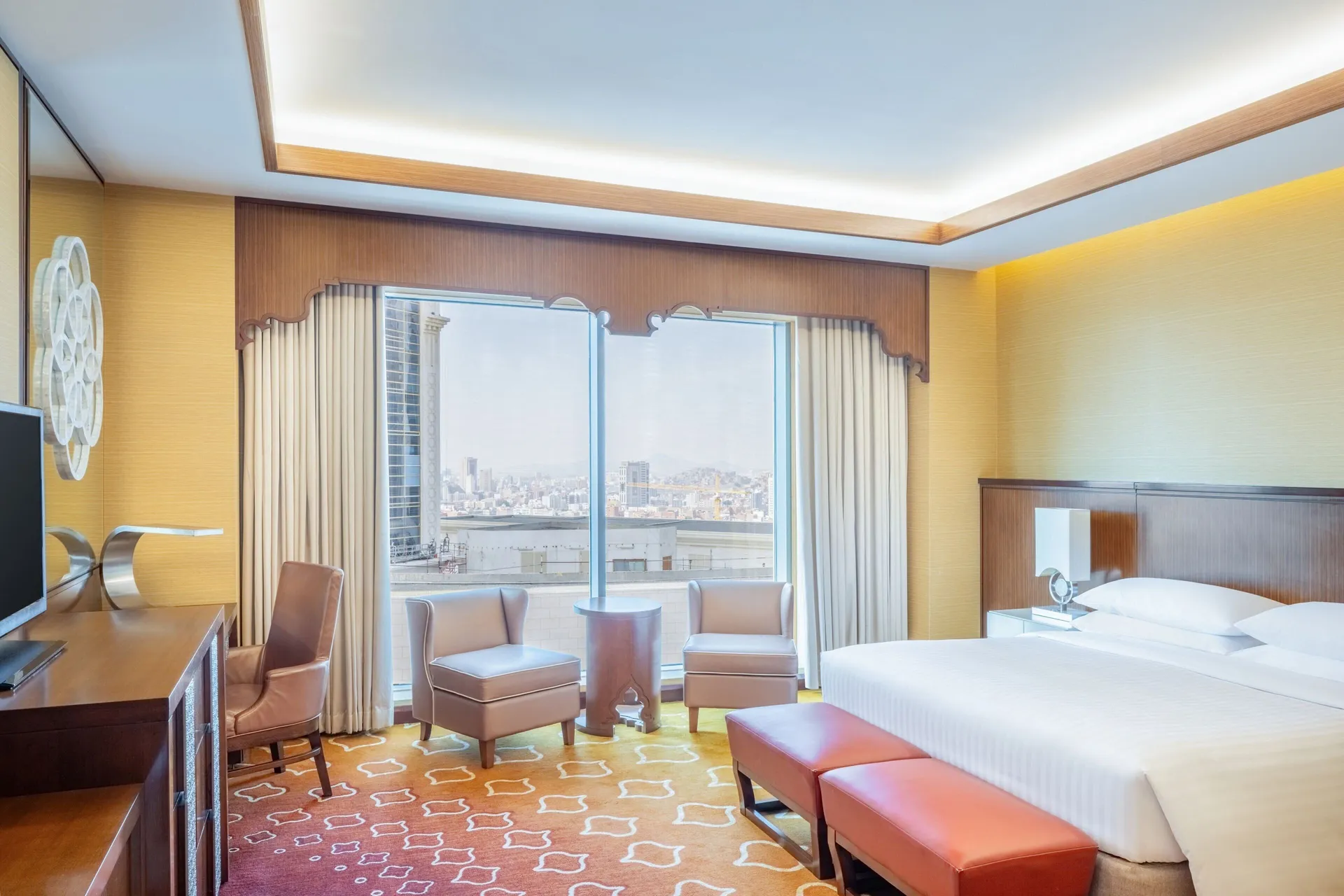 Deluxe Room with city view at Jabal Omar Marriott Hotel Makkah