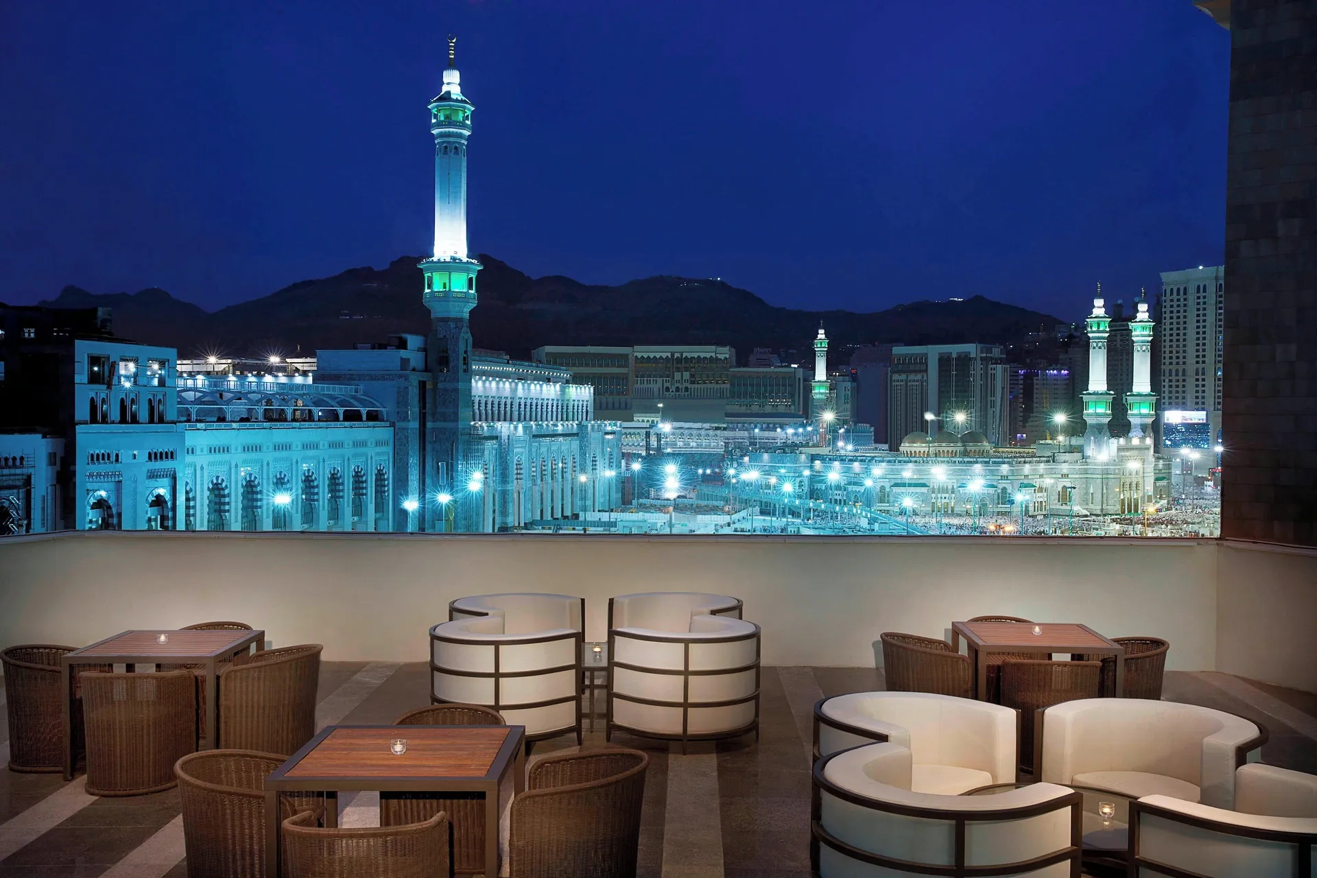 View from Jabal Omar Marriott Hotel Makkah
