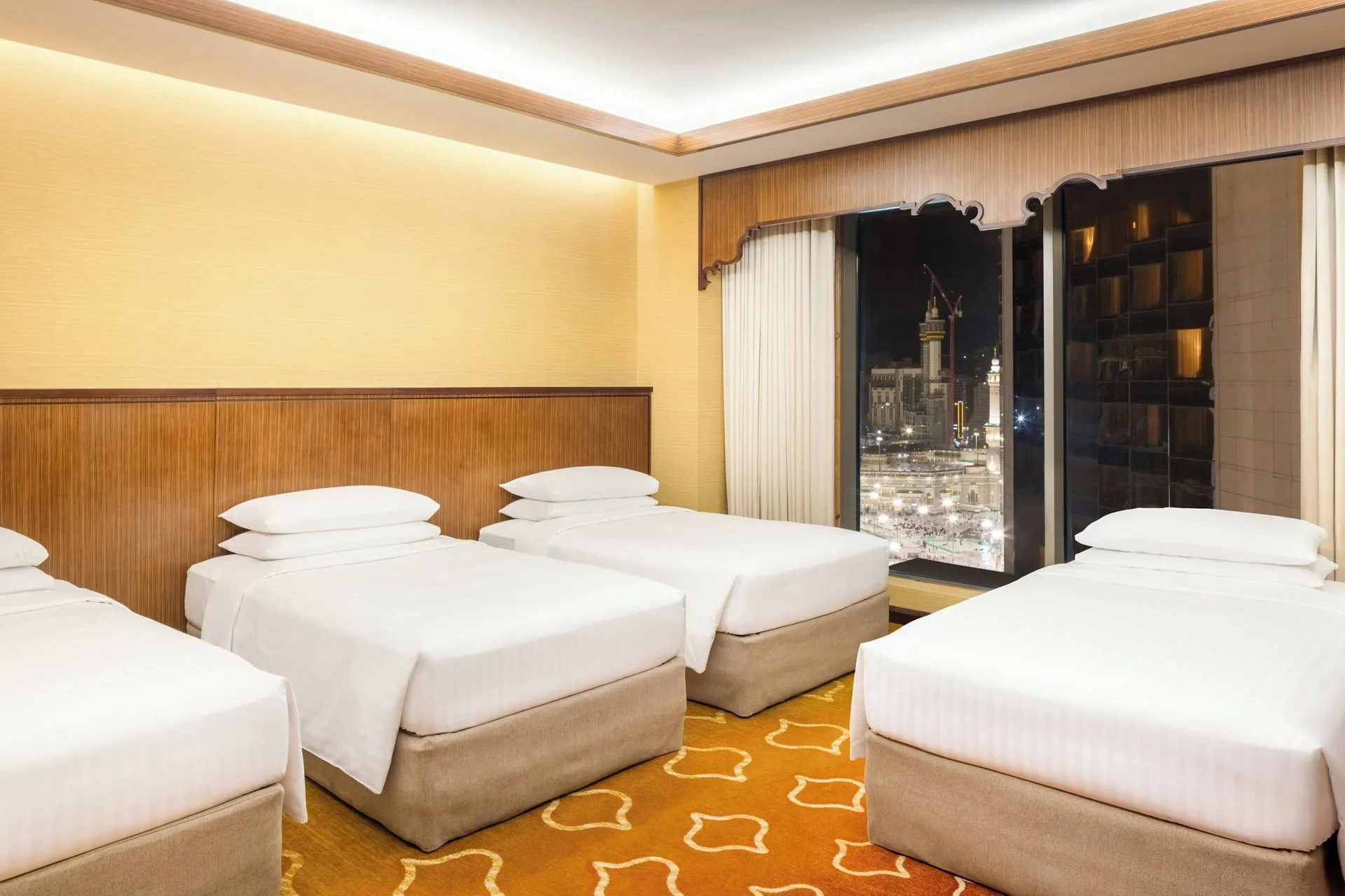 Deluxe Room Multiple Beds View at Jabal Omar Marriott Hotel Makkah