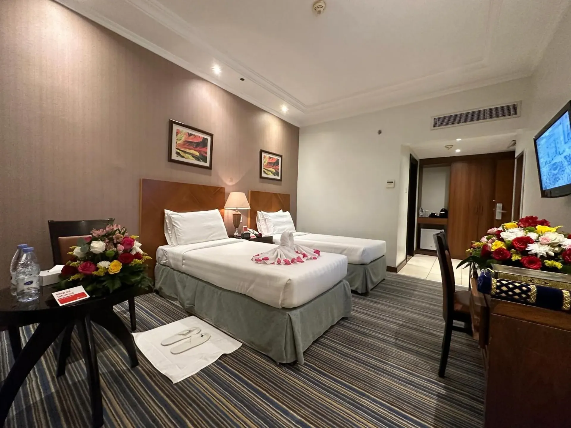 Twin Room at Ramada Dar Al Fayzeen Hotel Makkah
