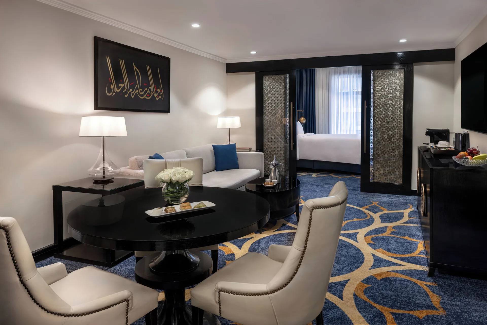 Suite, 1 King Bed (Prestige, Partial Haram Plaza view) at Sofitel Shahd Al Madinah