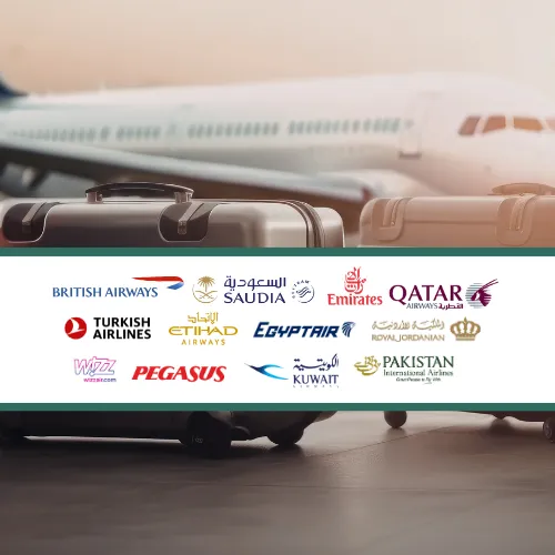 Aeroplane en route to Saudi Arabia for Umrah